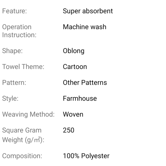 I Wish I Was As Thin As My Patience Hand Towel New 16" X 24" - Picture 4 of 8